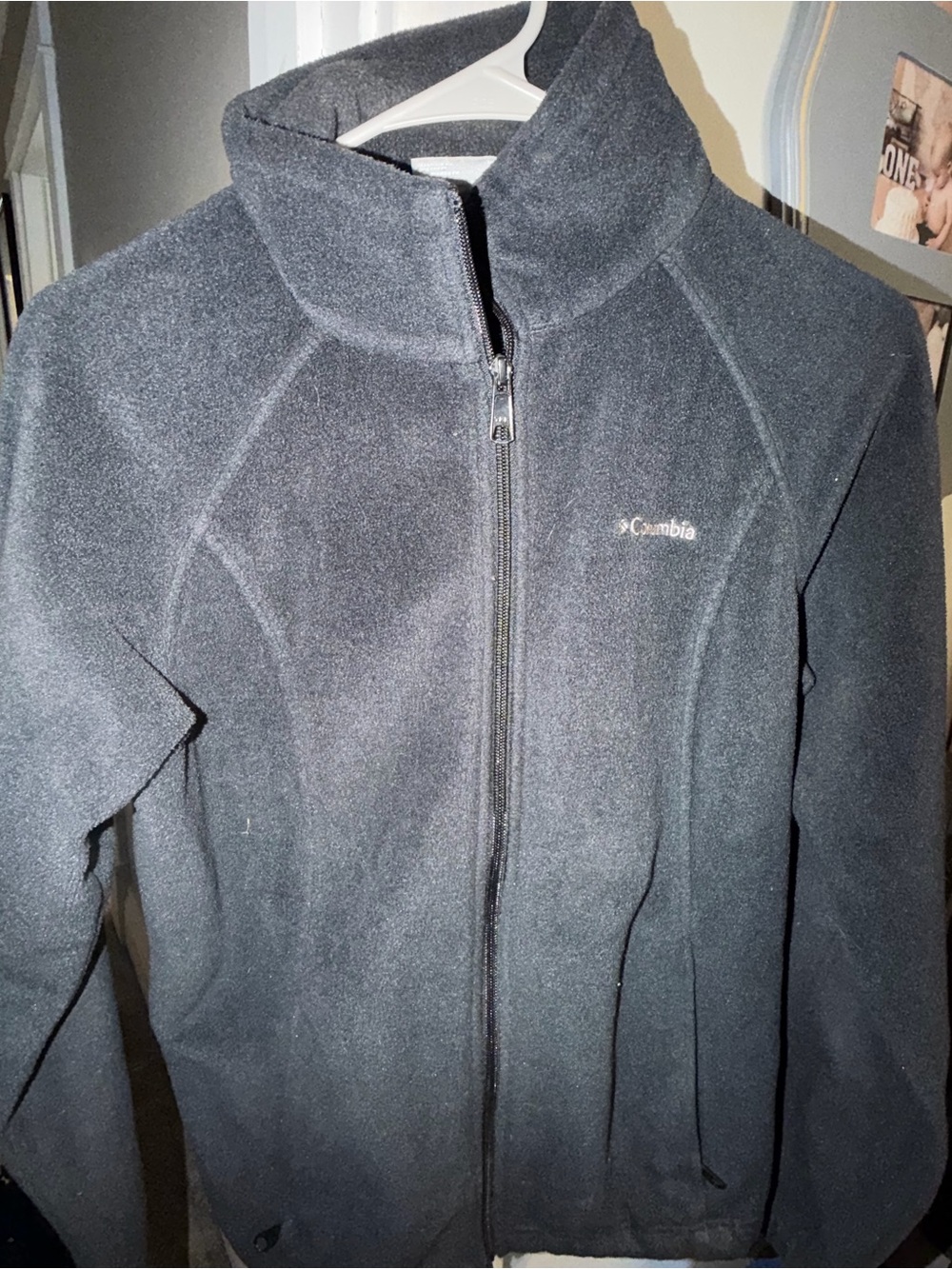 Columbia Women's Black Full-Zip Fleece Jacket READ DESCRIPTION